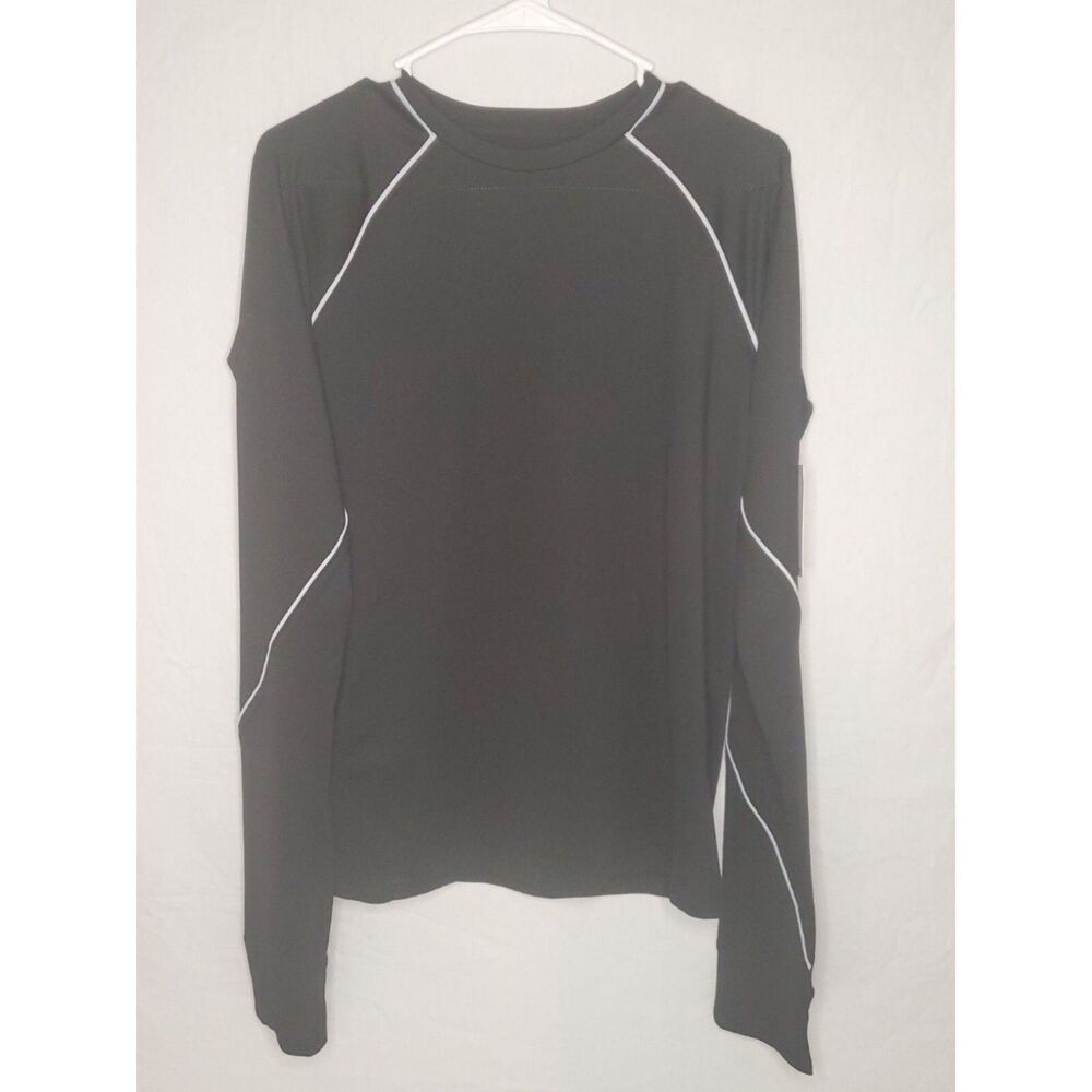 Sports Illustrated Boys JCP Long Sleeve Athletic Shirt, Black, XL 18/20